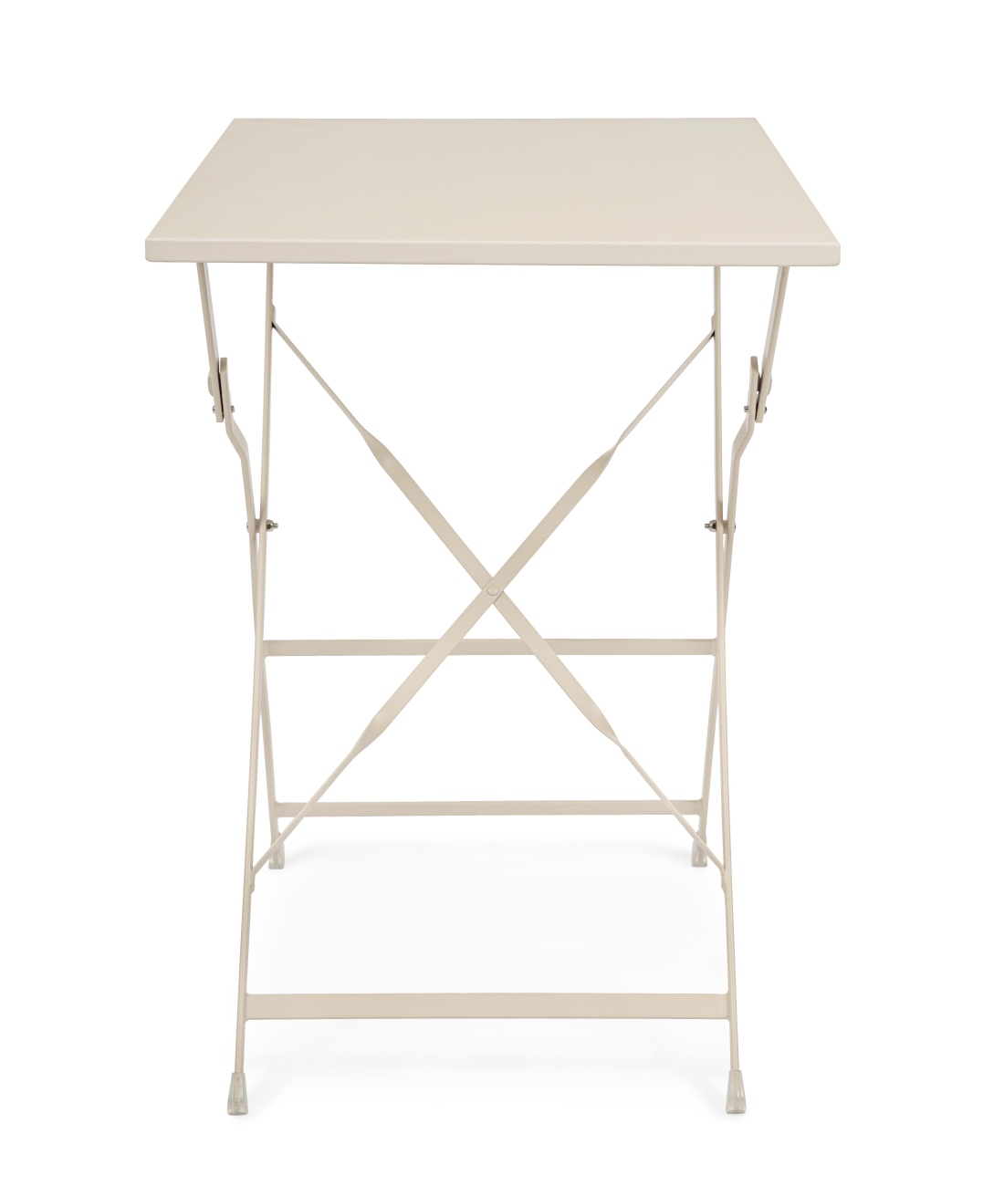 Gartentisch Yasmin aus Metall 50x70 cm, Champagner