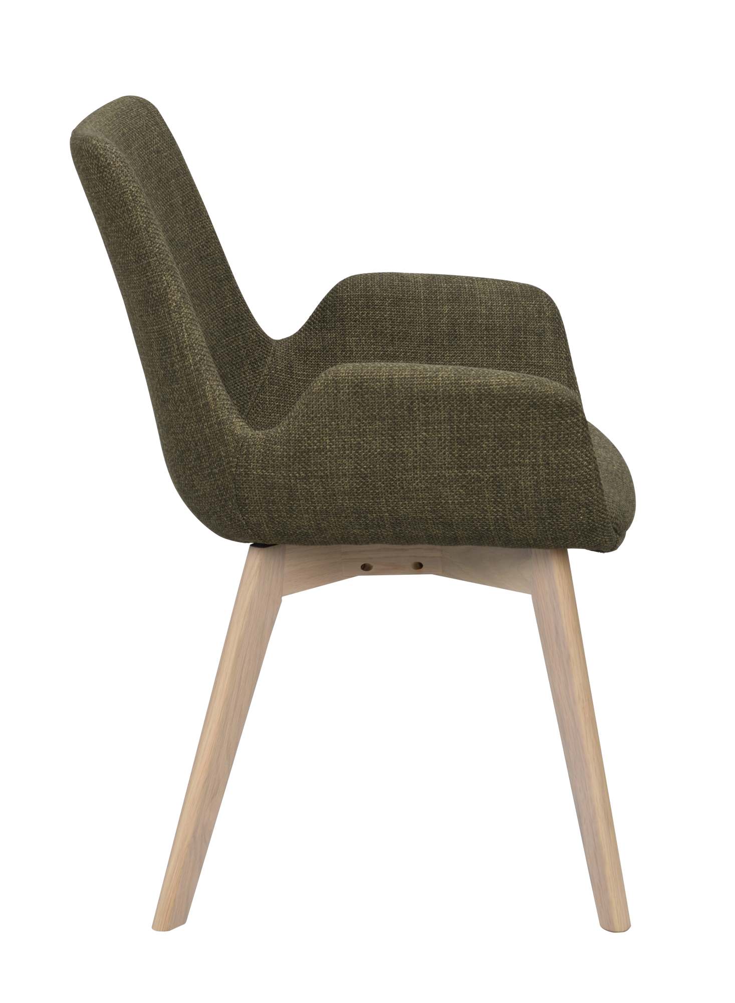 Stuhl Drimsdale 2er Set mit Armlehne, Grün / Hell passt perfekt in stilvolle Wohnräume.