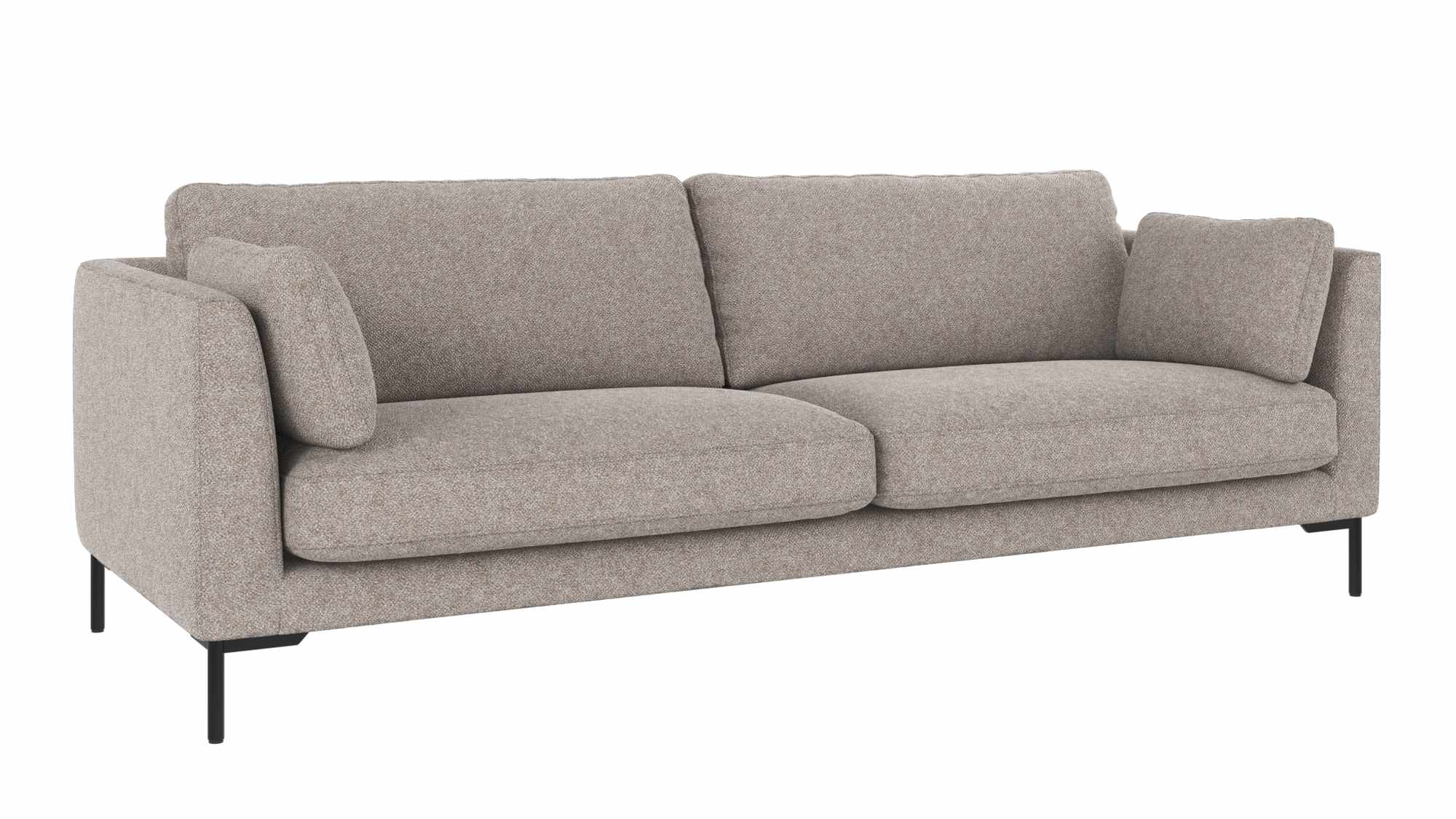 Sofa Corwin 3-Sitzer, Bezug Bobby Grau