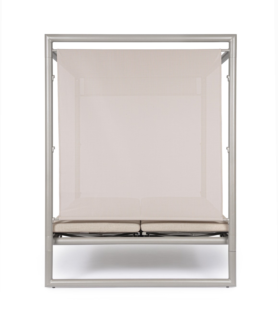 Gartendaybed Konnor aus Aluminium, Rastin