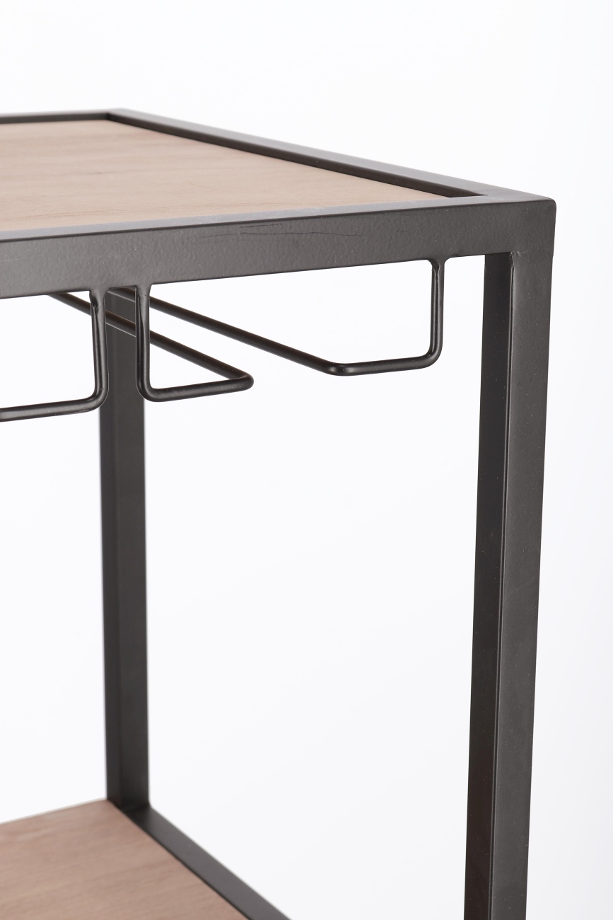 Weinregal Issac aus Metall, 50 cm