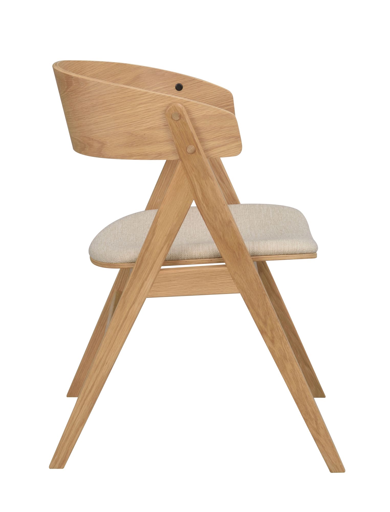 Stuhl Waterton 2er Set Eiche natur, Beige passt perfekt in stilvolle Wohnräume.