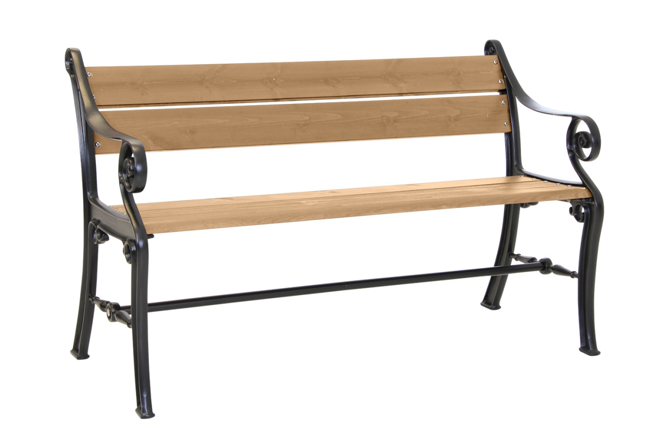 Gartenbank Köpenhamn aus Kiefernholz 130 cm, Natur Gartenbank Köpenhamn aus Kiefernholz 130 cm, Natur