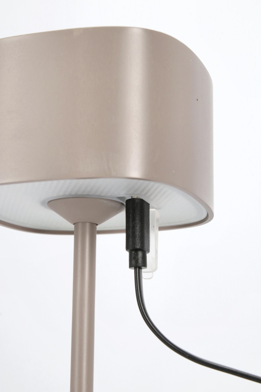 Gartentischleuchte Naimi mit LED, Grau