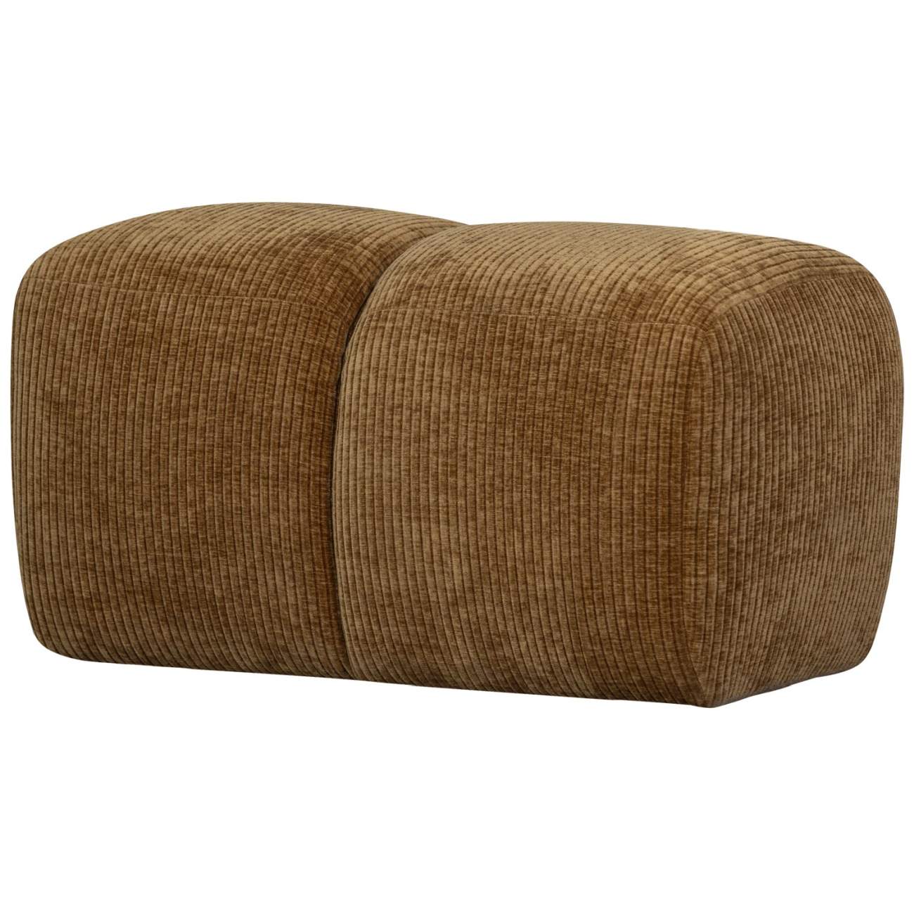 Hocker Mojo aus Flachcord, Honiggelb Hocker Mojo aus Flachcord, Honiggelb