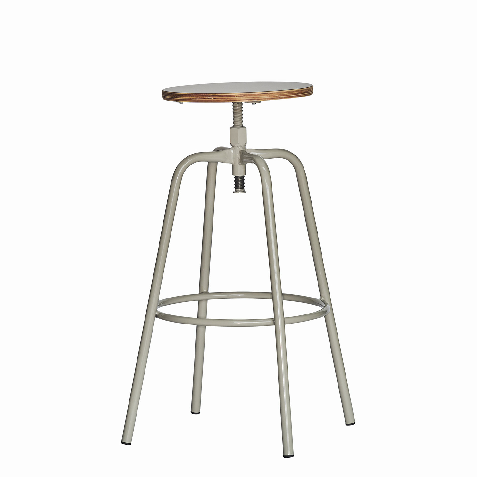 Jan Kurtz Barhocker Paris mit Höhenverstellung Taupe Barhocker Paris, höhenverstellbar, Taupe