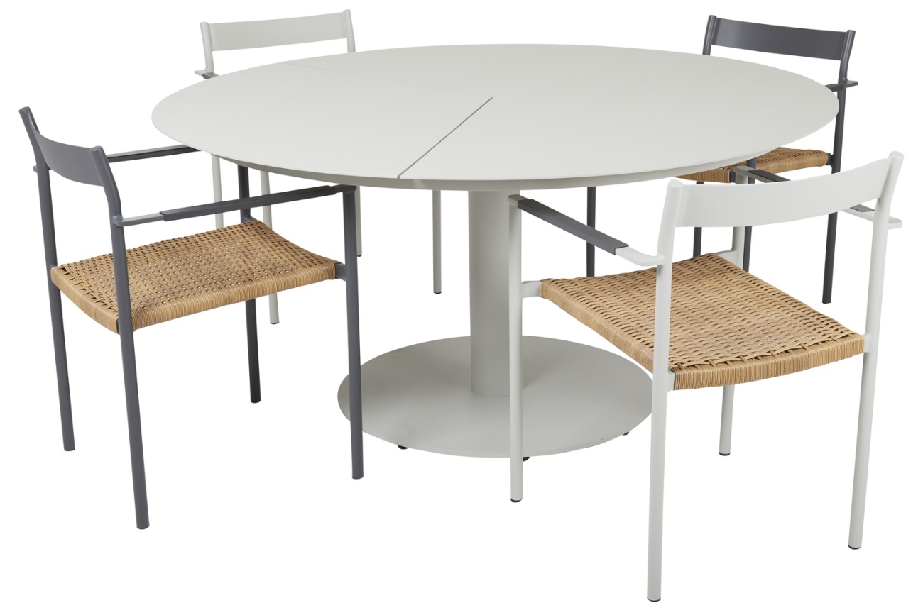 Gartenstuhl DK mit Armlehne, Anthrazit