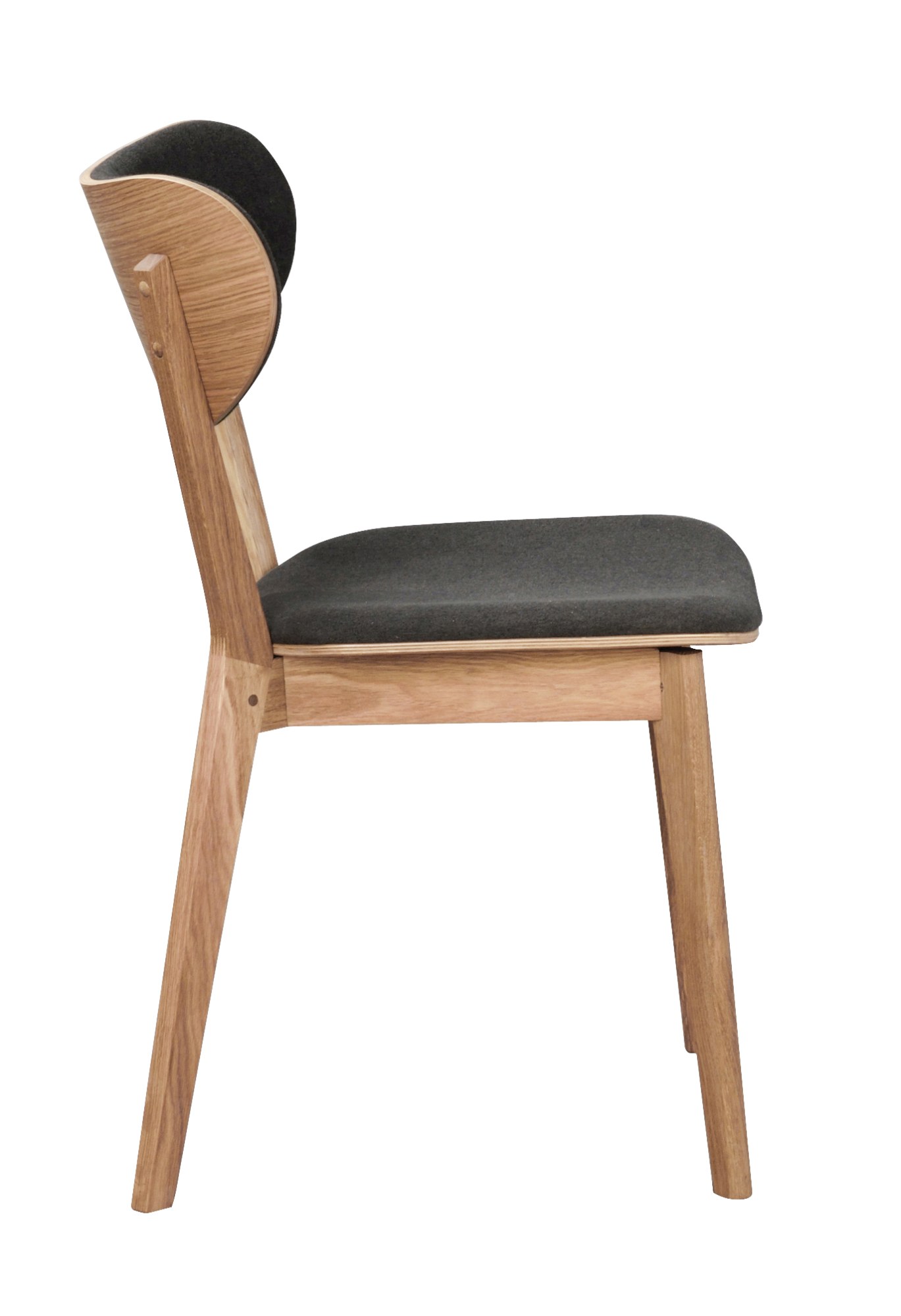 Jetzt entdecken: Stuhl Kato 2er Set, Eiche / Dunkelgrau mit hochwertiger Verarbeitung.
