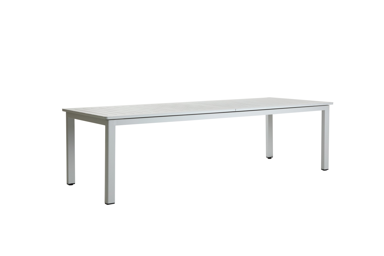 Gartenesstisch Lomma XL, 260-380x100 cm, Hellgrau Gartenesstisch Lomma XL, 260-380x100 cm, Hellgrau