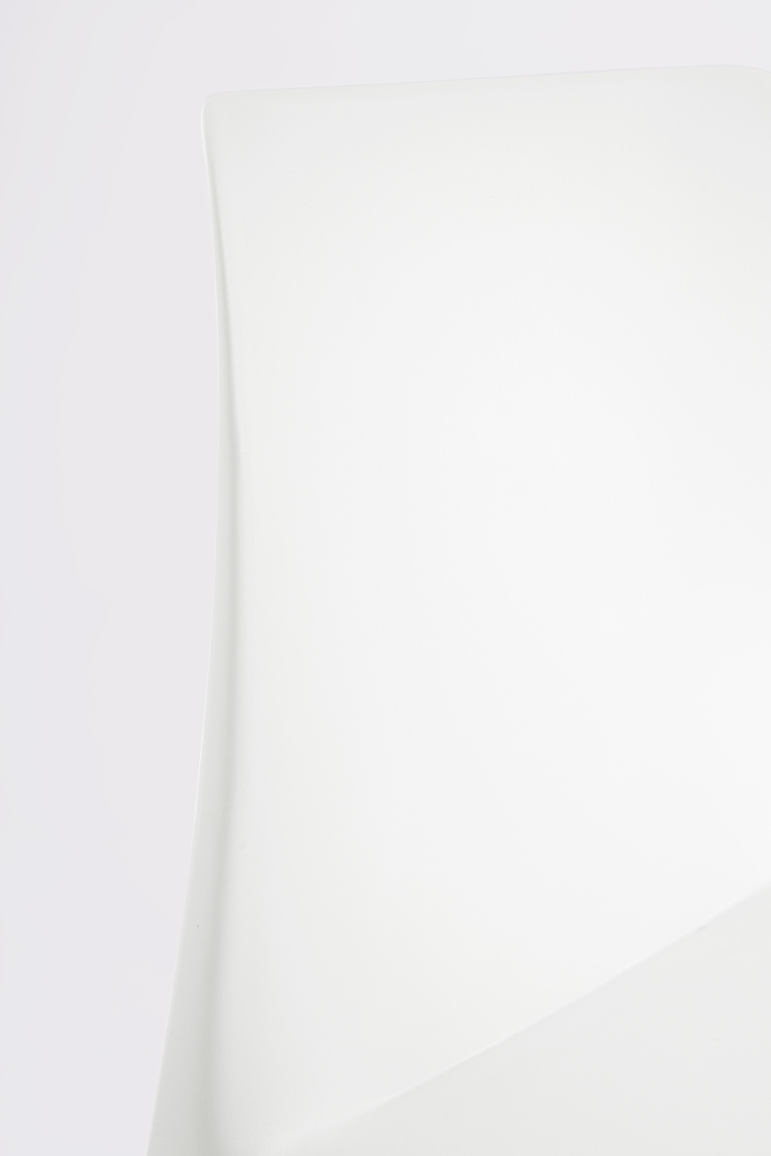 Stuhl Chloris 4er-Set aus Kunststoff, Weiß