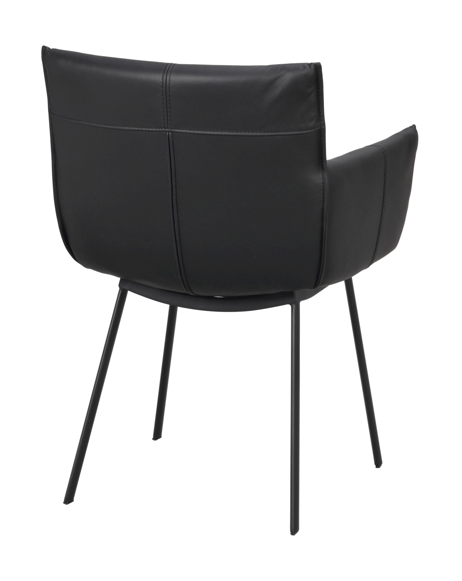 Machen Sie Ihr Zuhause komplett mit Stuhl Hinckley 2er Set mit Armlehnen, Schwarz.