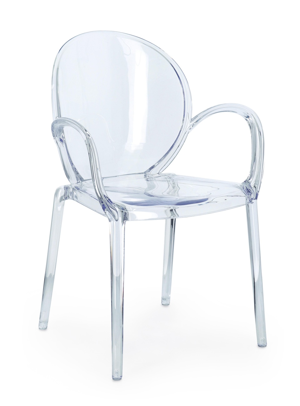 Gartenstuhl Camilla 4er-Set mit Armlehne, Transparent Gartenstuhl Camilla 4er-Set mit Armlehne, Transparent