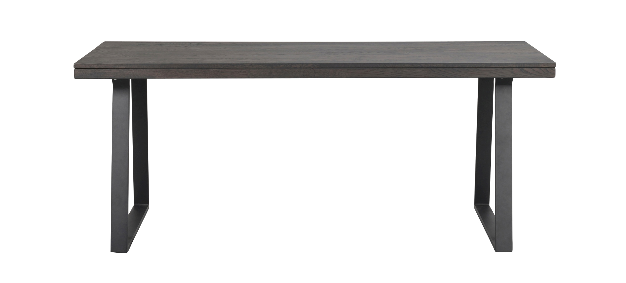 Esstisch Brooklyn, Trapez-Gestell, 170cm, Braun – überzeugt mit zeitlosem Stil.