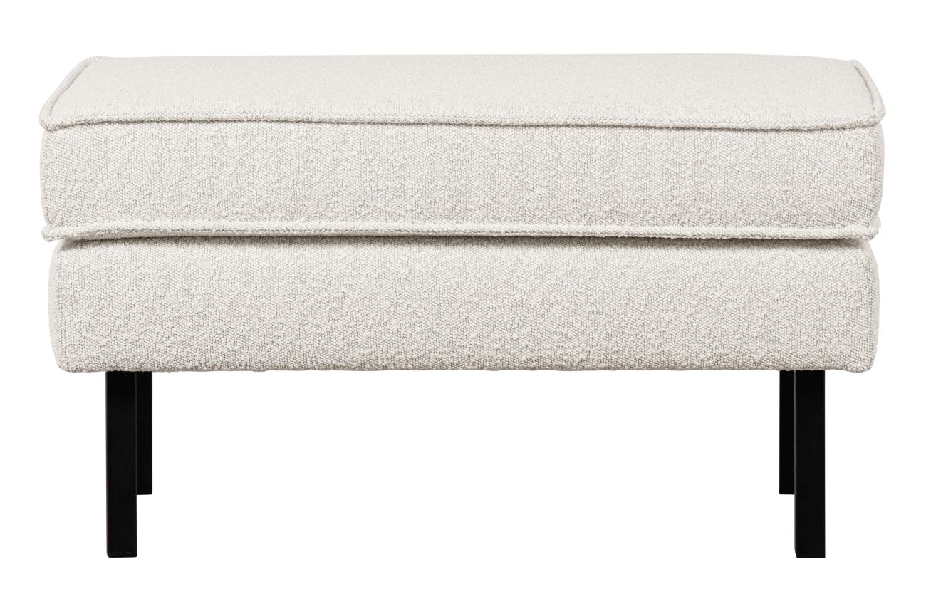 Hocker Rodeo aus Boucle-Stoff, Natur Hocker Rodeo aus Boucle-Stoff, Natur