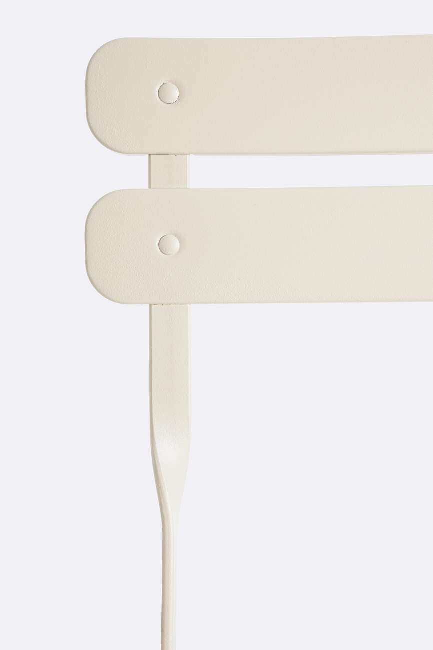 Gartenstuhl Yasmin aus Metall, Champagner