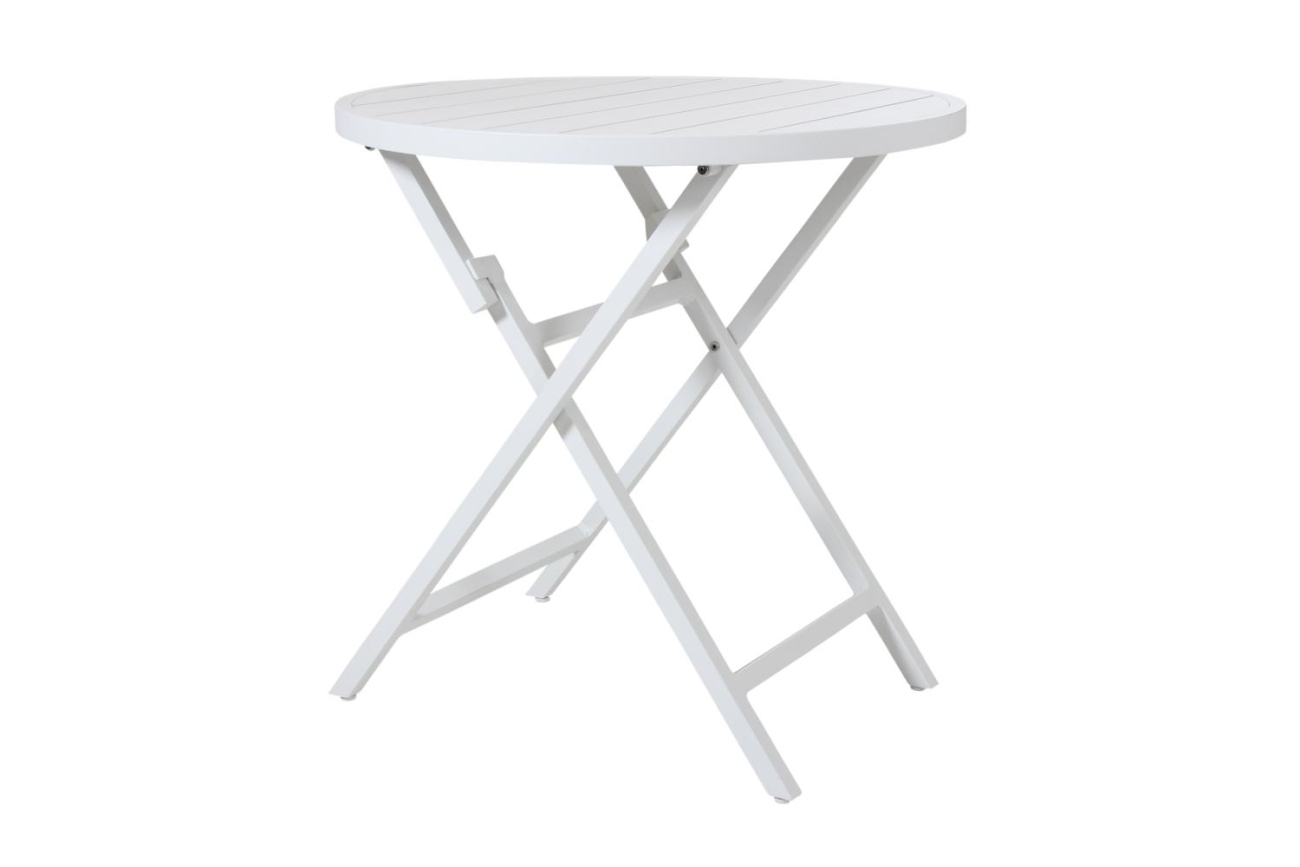 Gartenesstisch Wilkie Ø 72 cm, Weiß Gartenesstisch Wilkie Ø 72 cm, Weiß