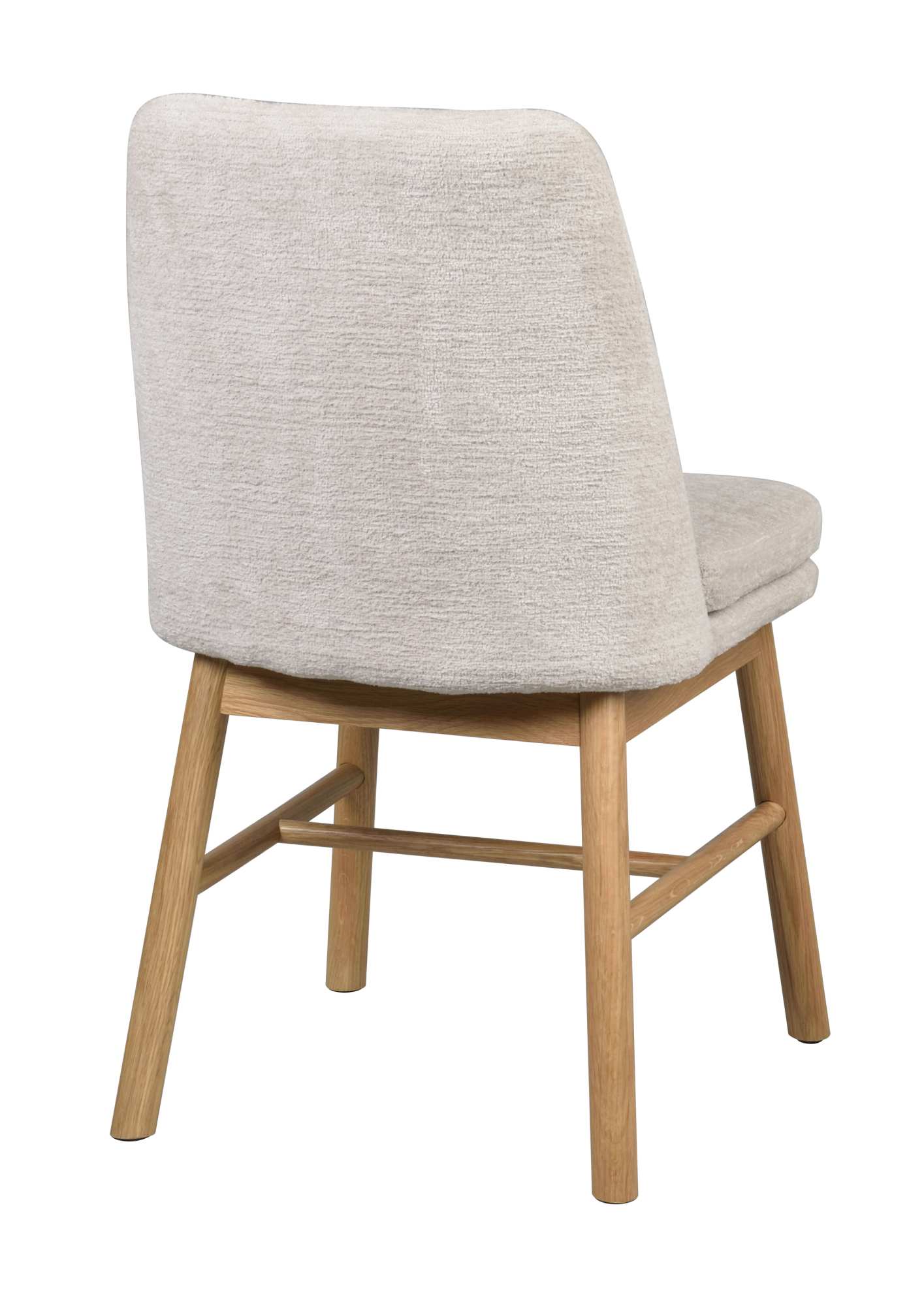 Stuhl Amesbury 2er Set Beige, Eiche natur passt perfekt in stilvolle Wohnräume.