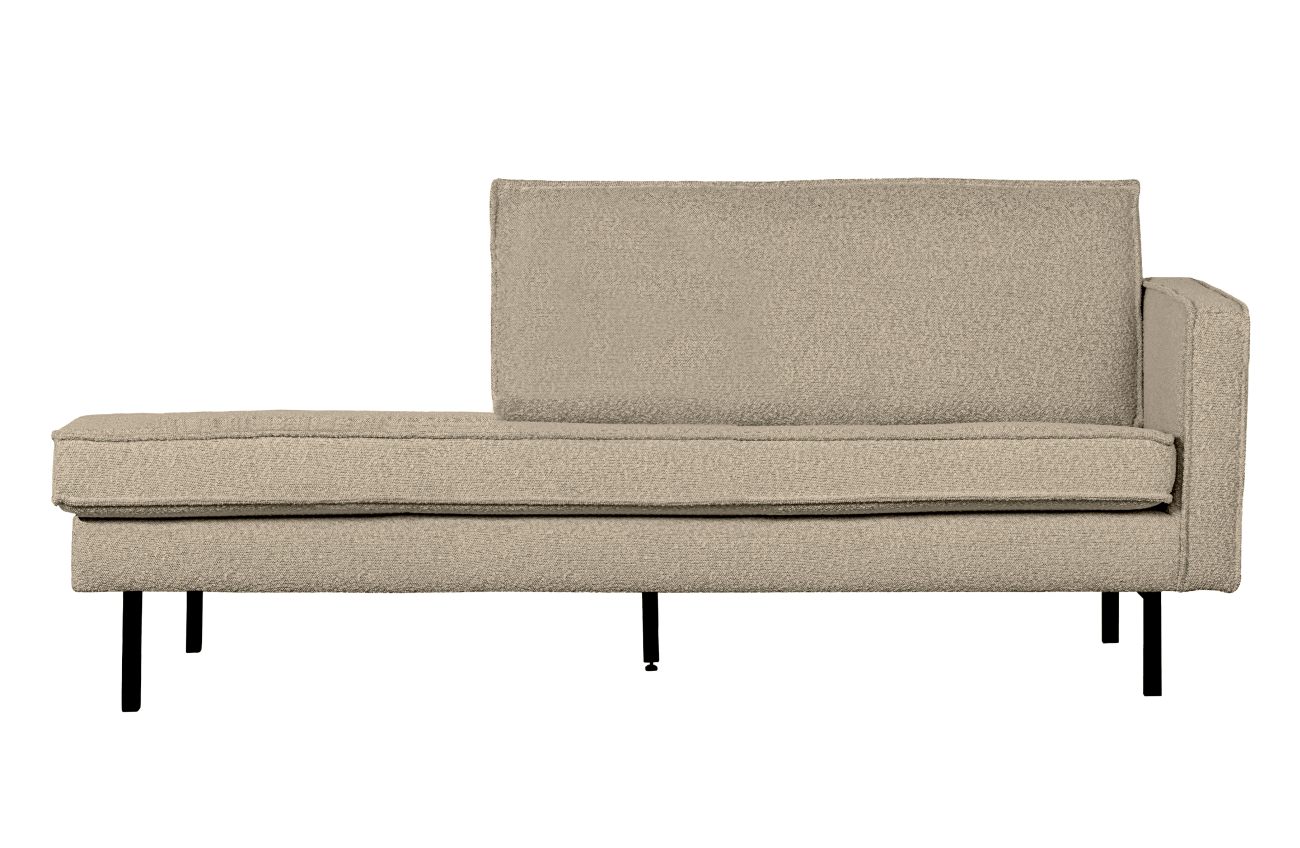 Daybed Rodeo aus Boucle-Stoff Rechts, Beige Daybed Rodeo aus Boucle-Stoff Rechts, Beige