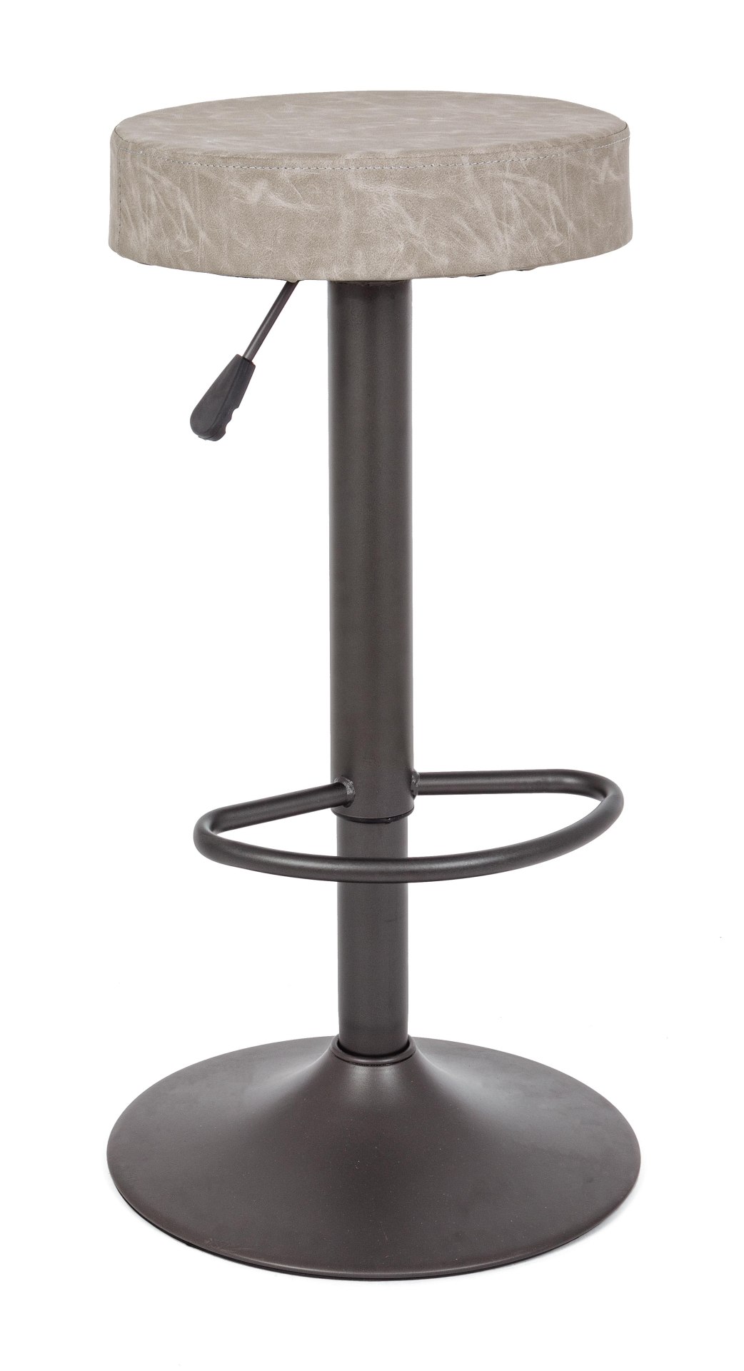 Barhocker Piper aus Kunstleder, Hellgrau Barhocker Piper 2er-Set aus Kunstleder, Hellgrau