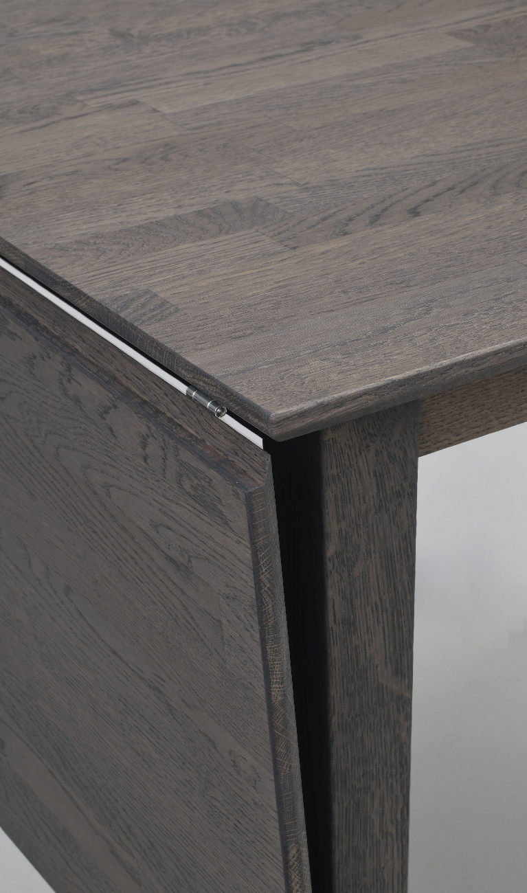 Klapptisch Filippa, 120/165x80cm, Eiche Braun