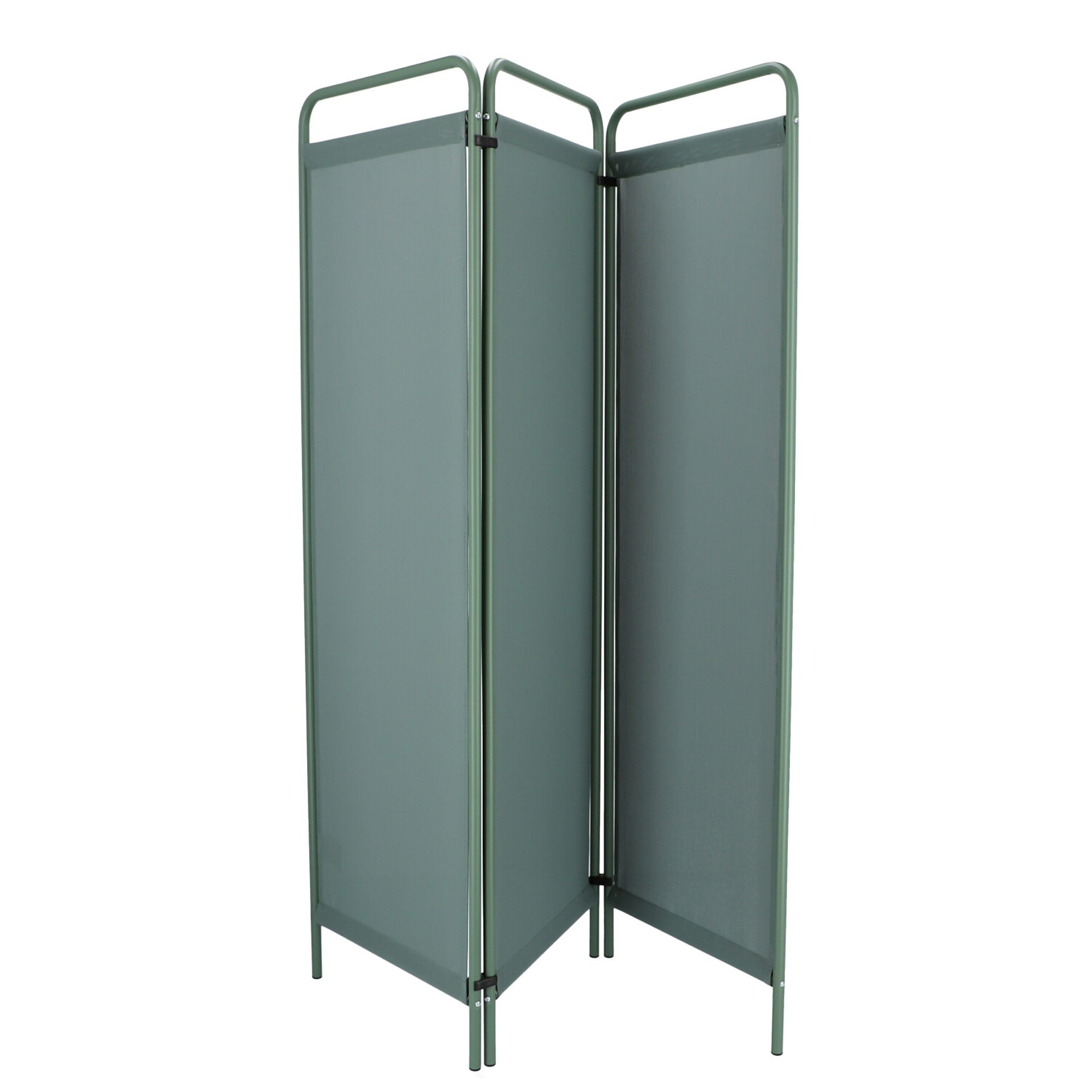 Sichtschutz Paravent aus Kunststoffgewebe, Salbei Sichtschutz Paravent aus Kunststoffgewebe, Salbei