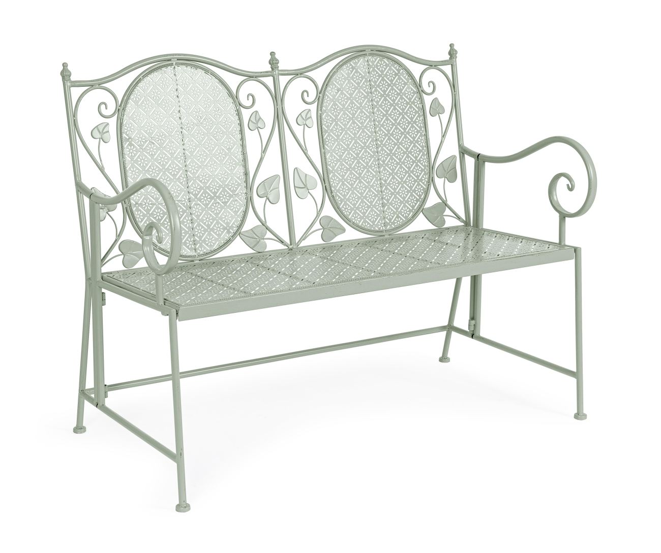 Gartenbank Lizette aus Metall, Anthrazit Anthrazit F1014902