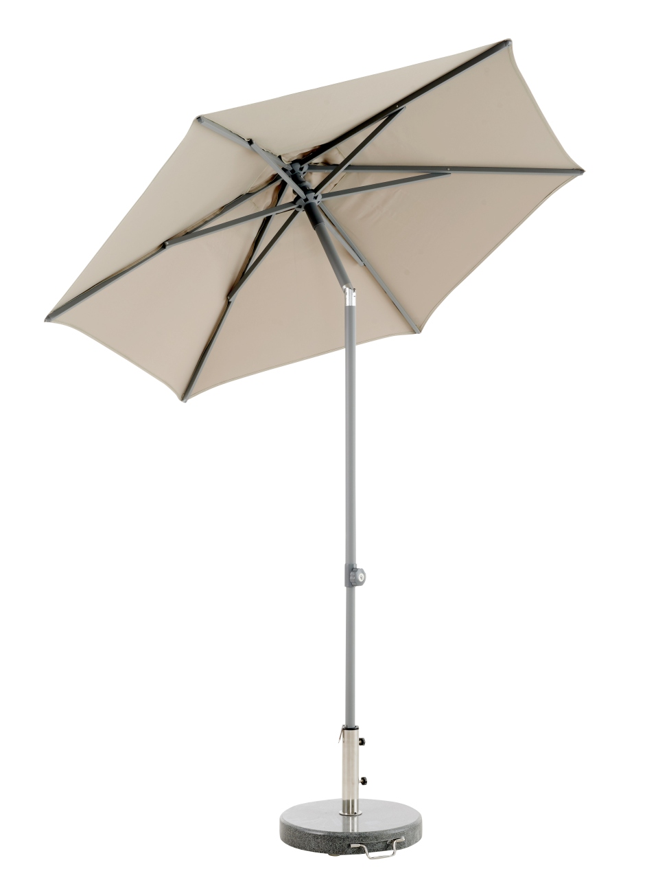 Sonnenschirm Poppi Ø 200 cm, Taupe