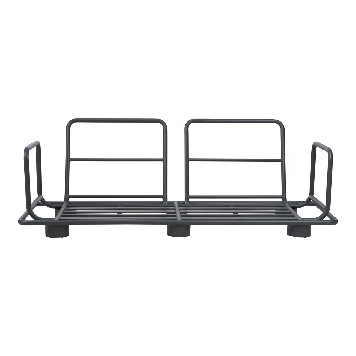 Gartensofa Bolster 2,5-Sitzer, Aluminium & Teddy-Stoff, Grau
