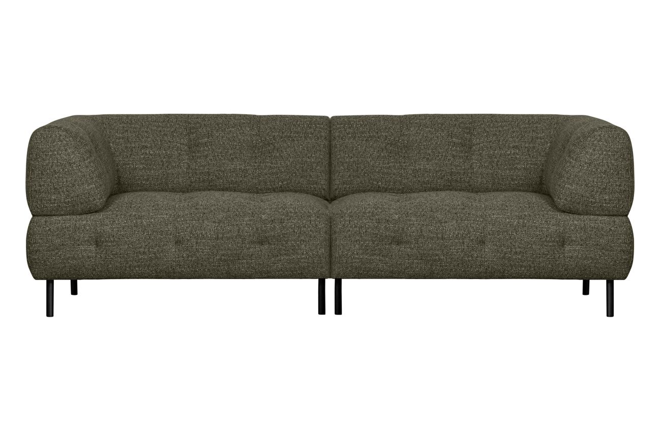 Sofa aus grobmaschigem Stoff | Komfort & modernes Design | Woood