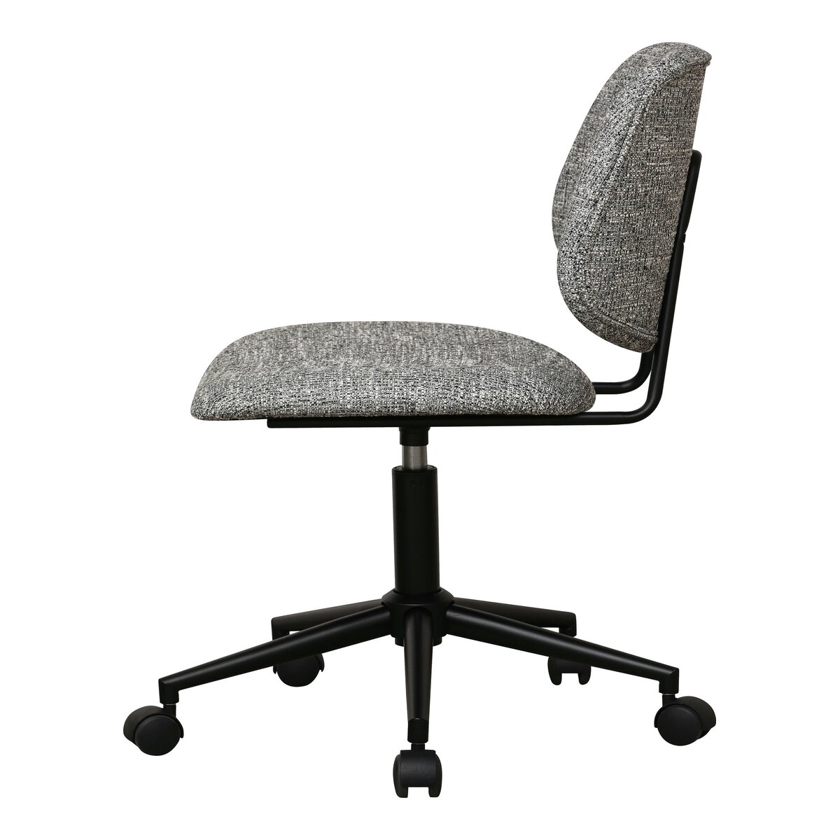 Bürostuhl Otal aus Boucle - Drehbar, Höhenverstellbar, Neigbar, Grau