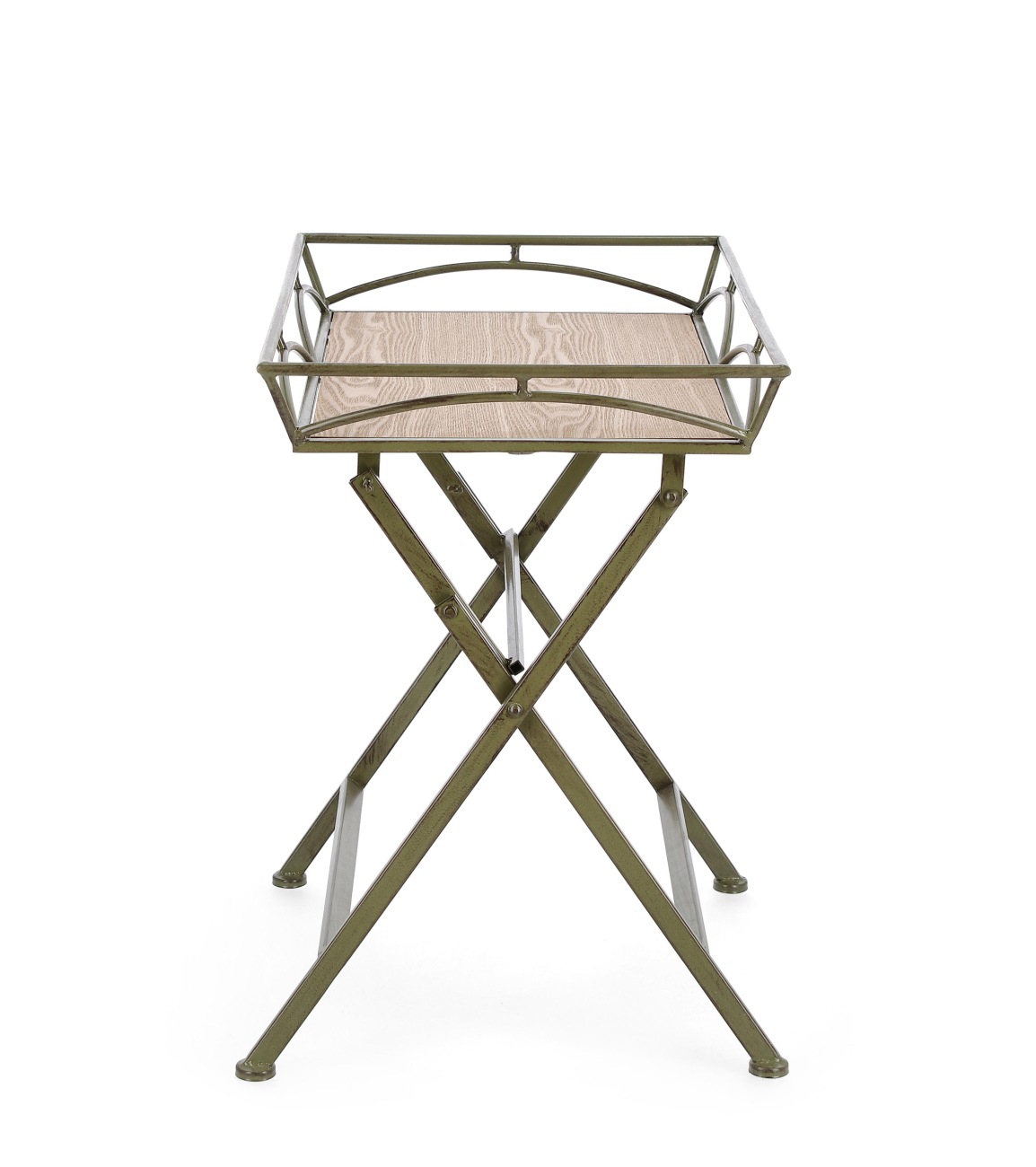 Couchtisch Guenda aus Metall, Grün