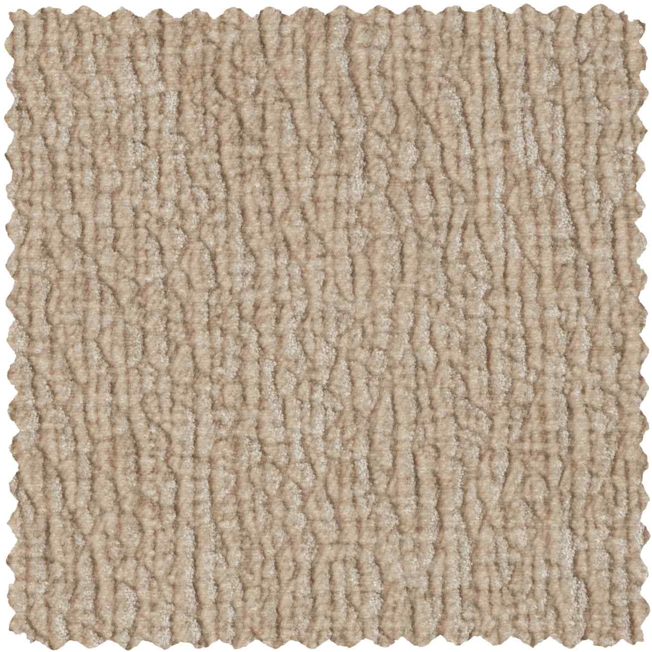 Drehsessel Baggy aus 3D-Chenille-Stoff, Sand