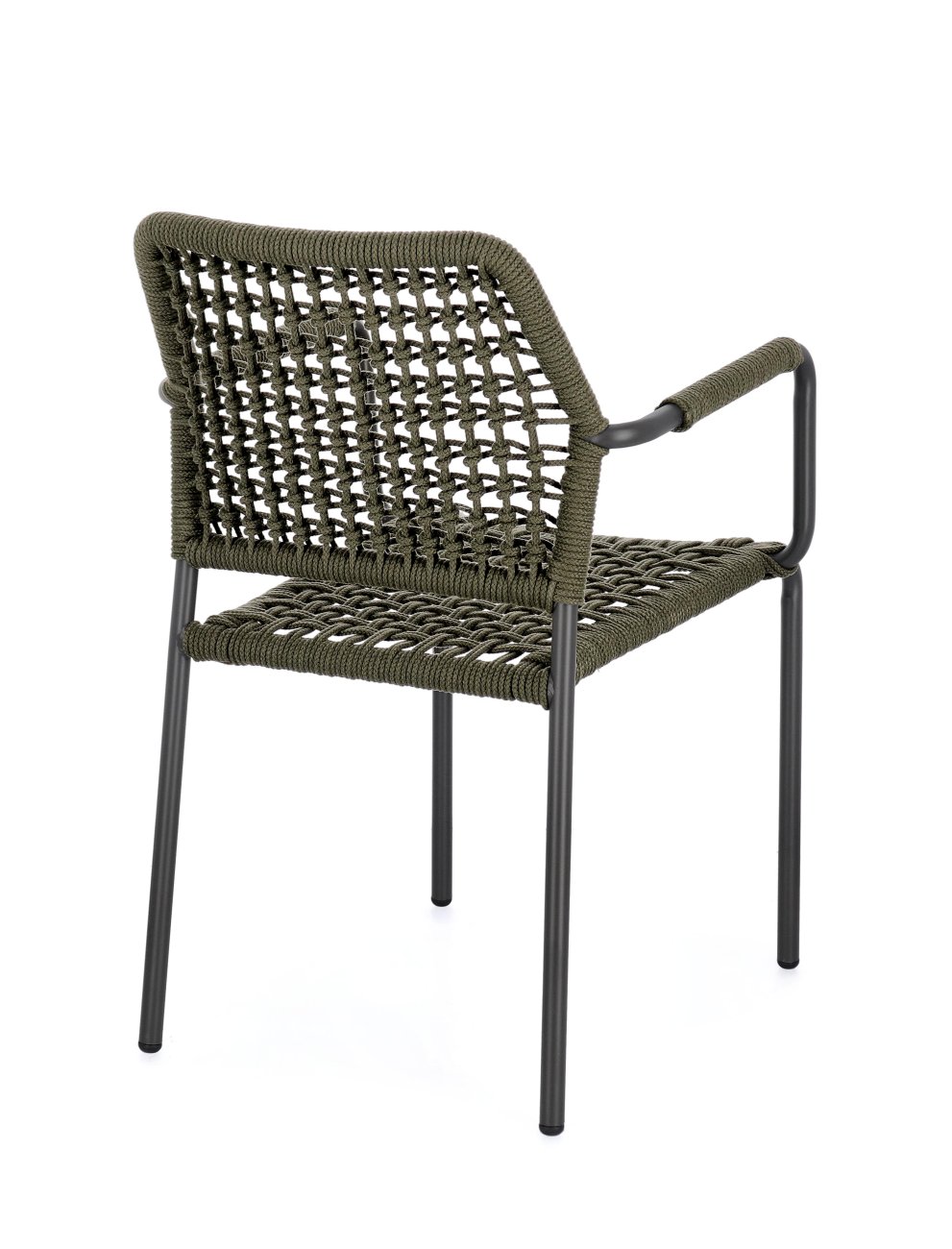 Gartenstuhl Rajada aus Aluminium, Grün / Anthrazit