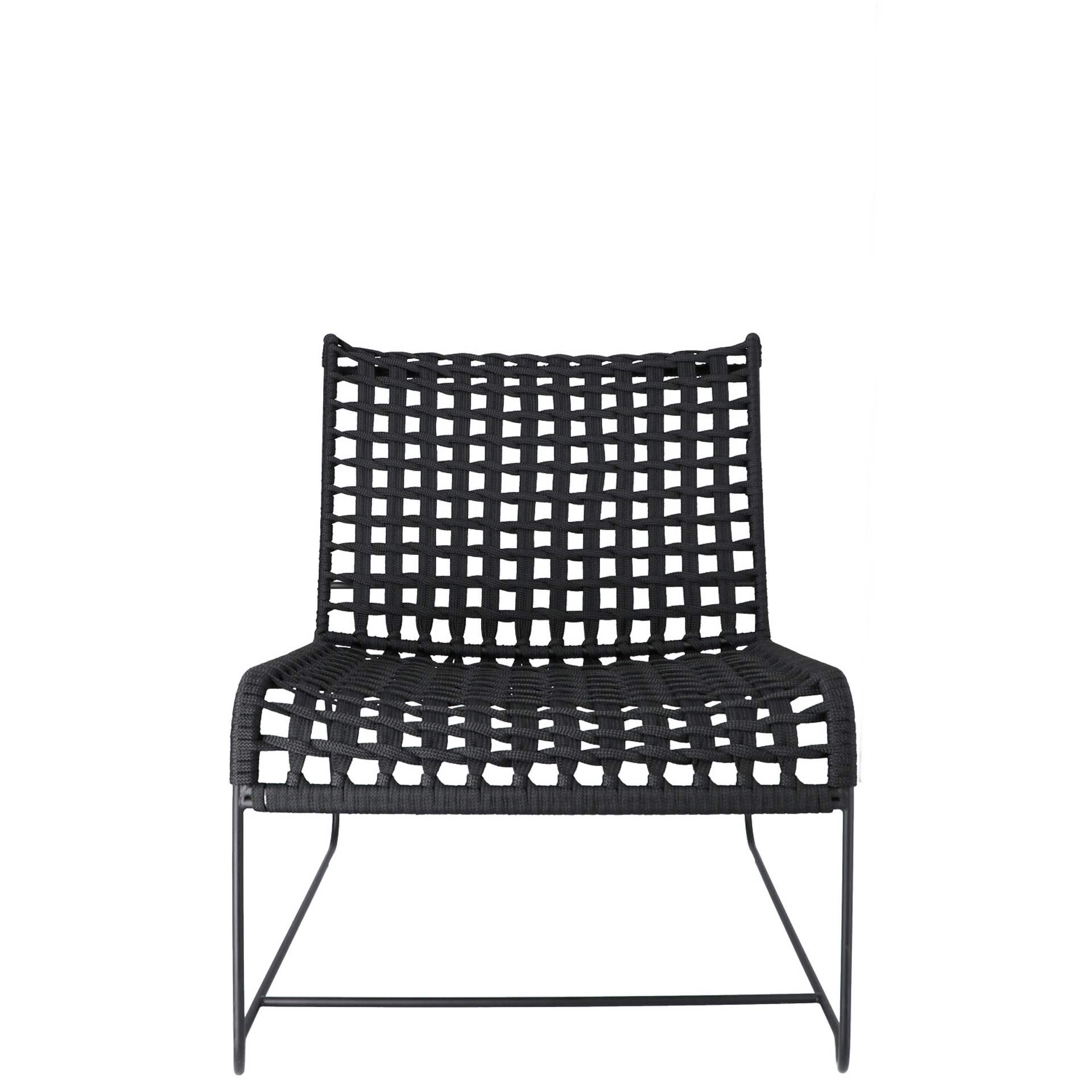 Loungesessel In/Out aus Metall, Schwarz Loungesessel In/Out aus Metall, Schwarz