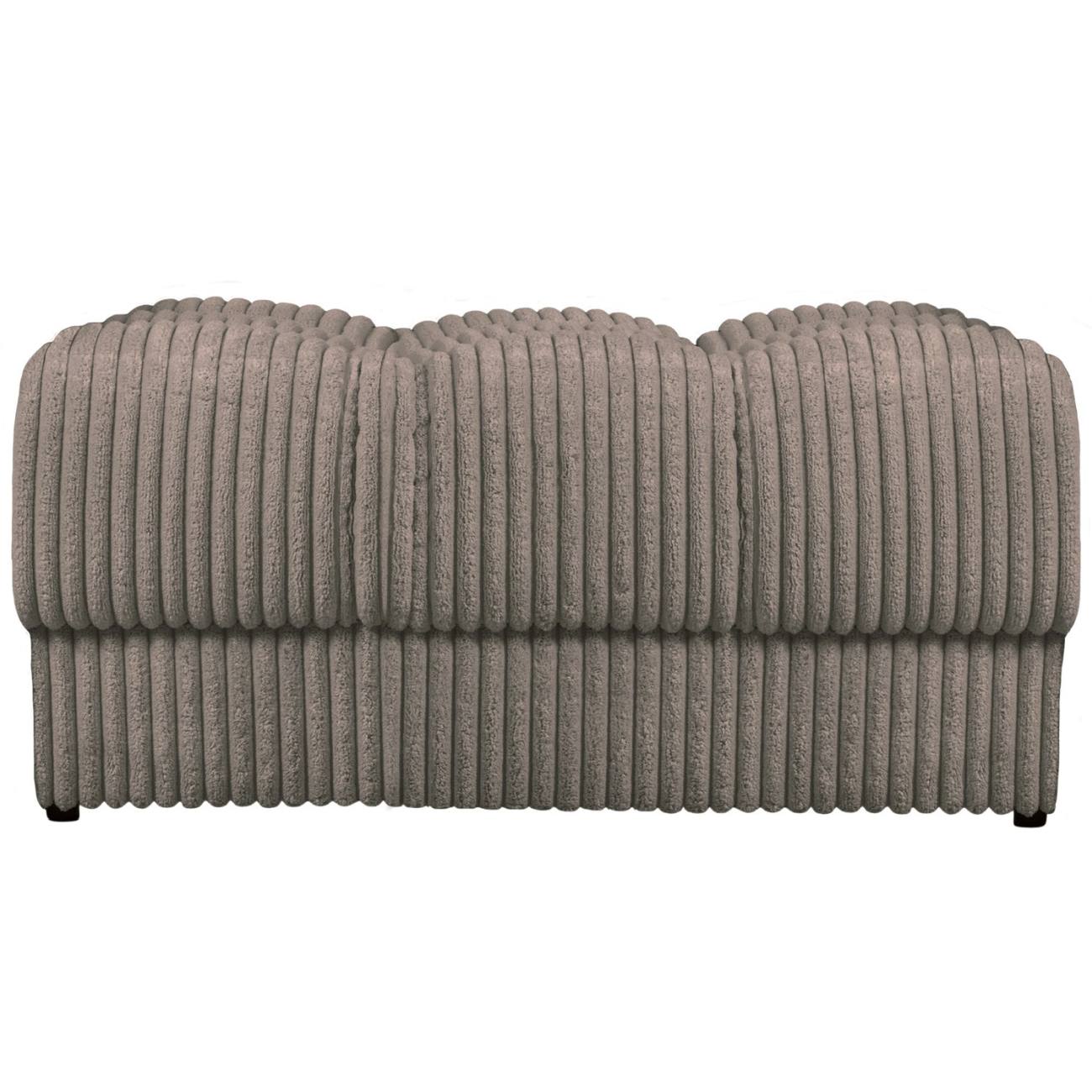 Hocker Date mit Cordbezug, Mud Hocker Date mit Cordbezug, Mud