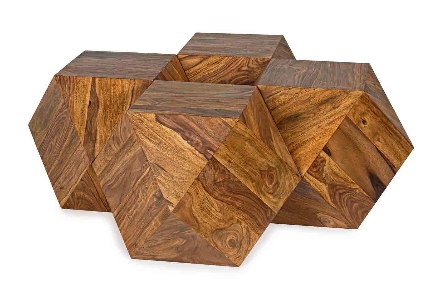 Beistelltisch Egypt aus Sheesham Holz, 42 cm