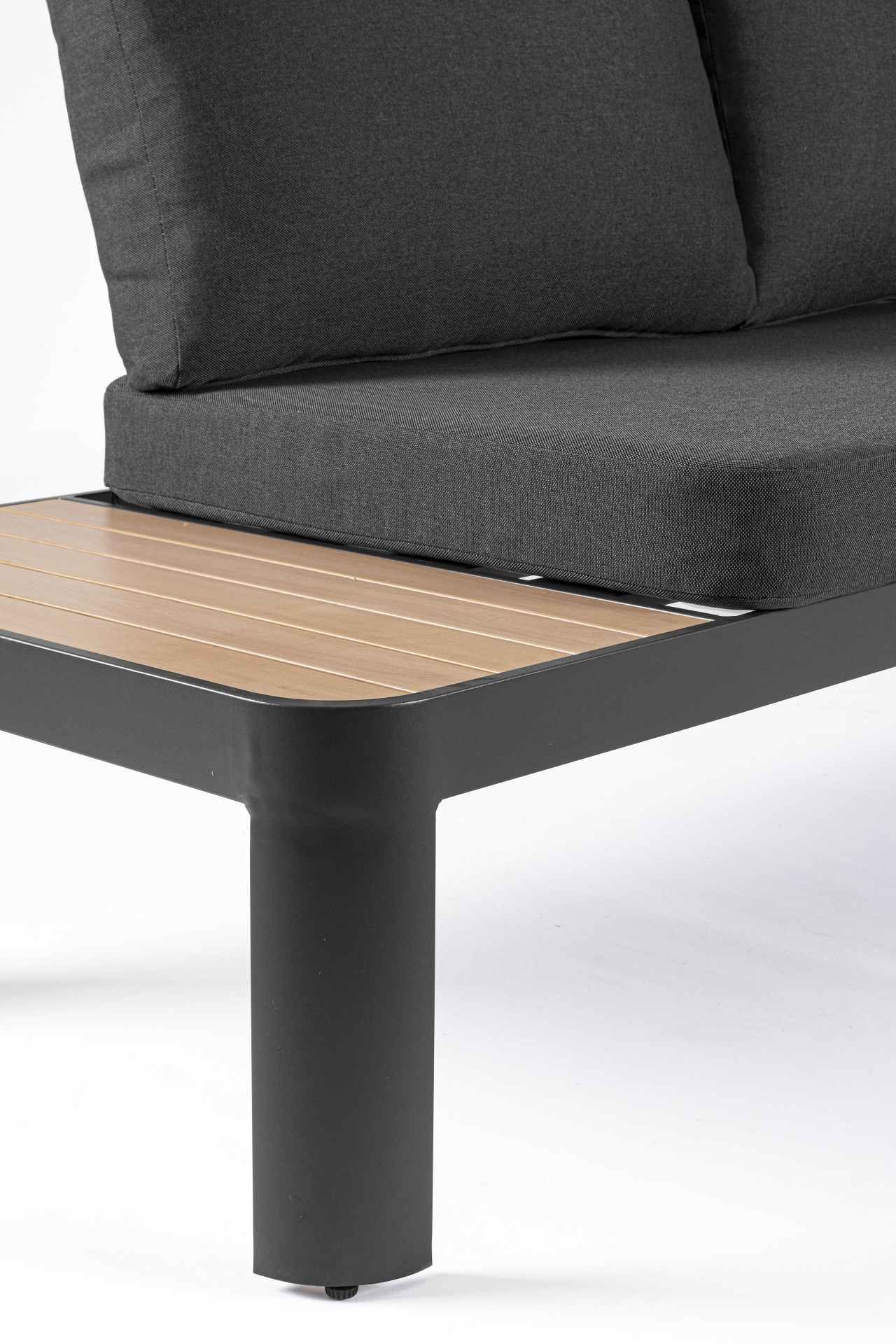 Gartenlounge Narelle aus Aluminium, Anthrazit