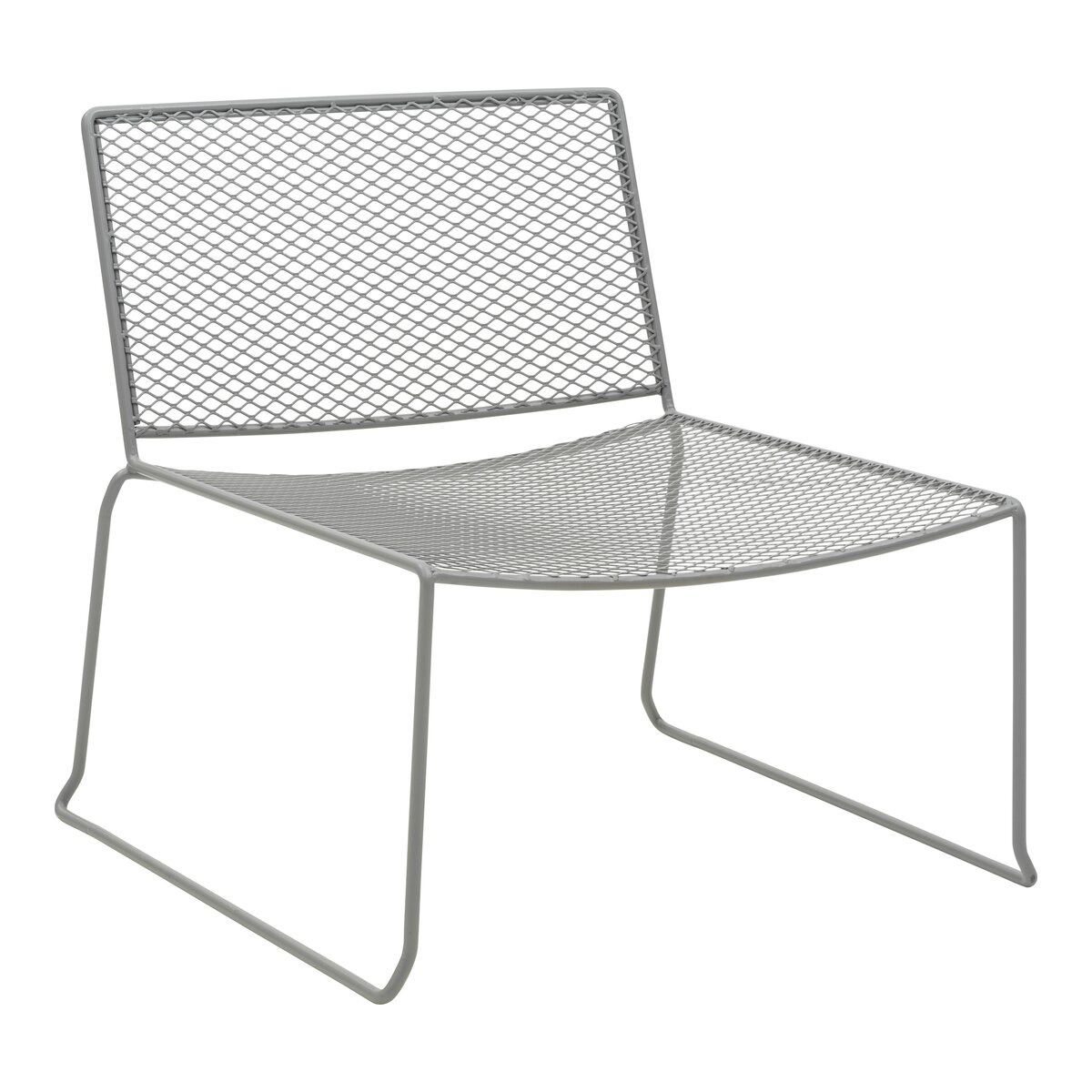 Gartensessel Haru Slate Grey - Metall, Stapelbar