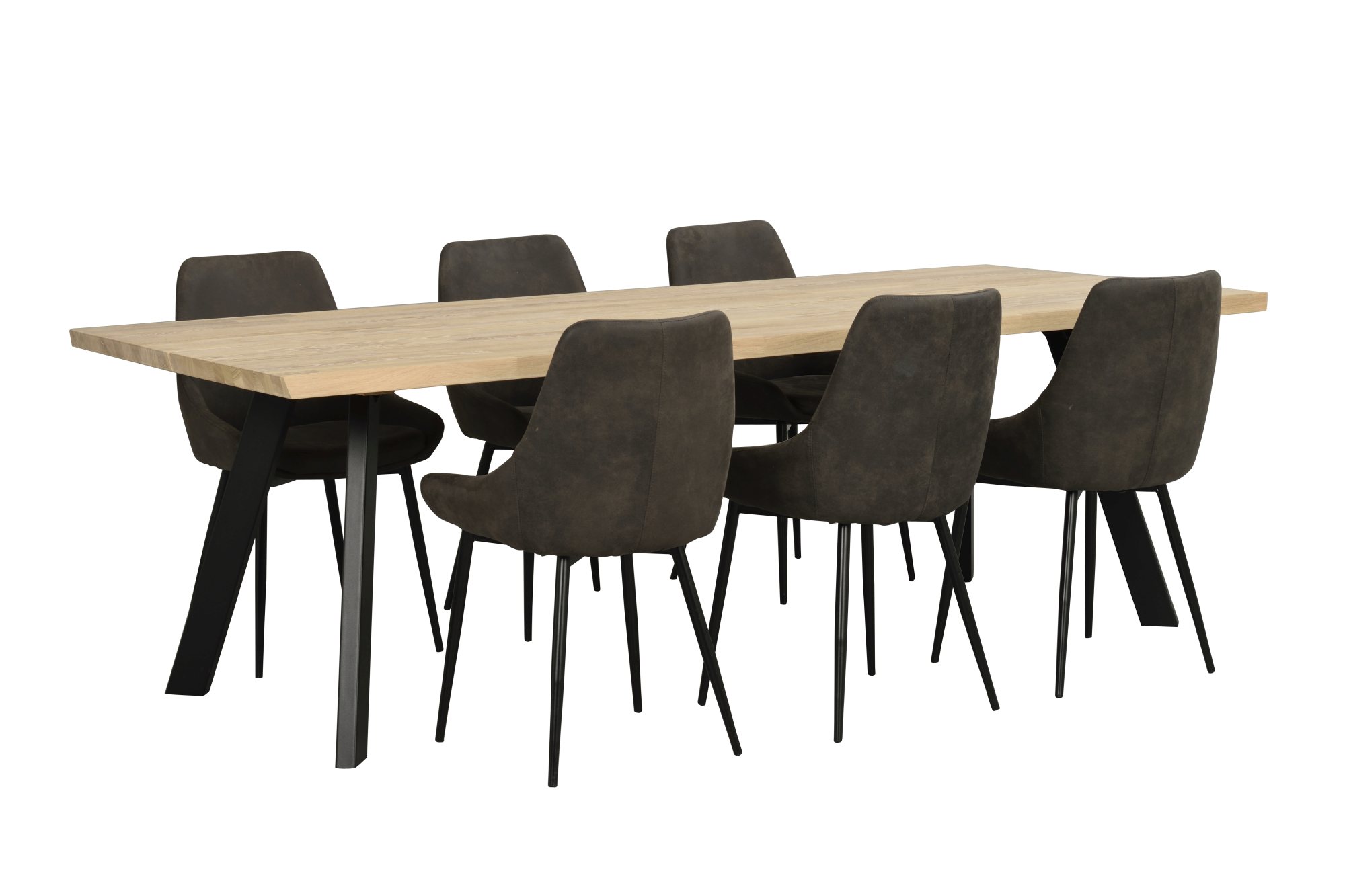 Jetzt entdecken: Esstisch Fred 240x100cm, Eiche Weiß pigmentiert mit hochwertiger Verarbeitung.