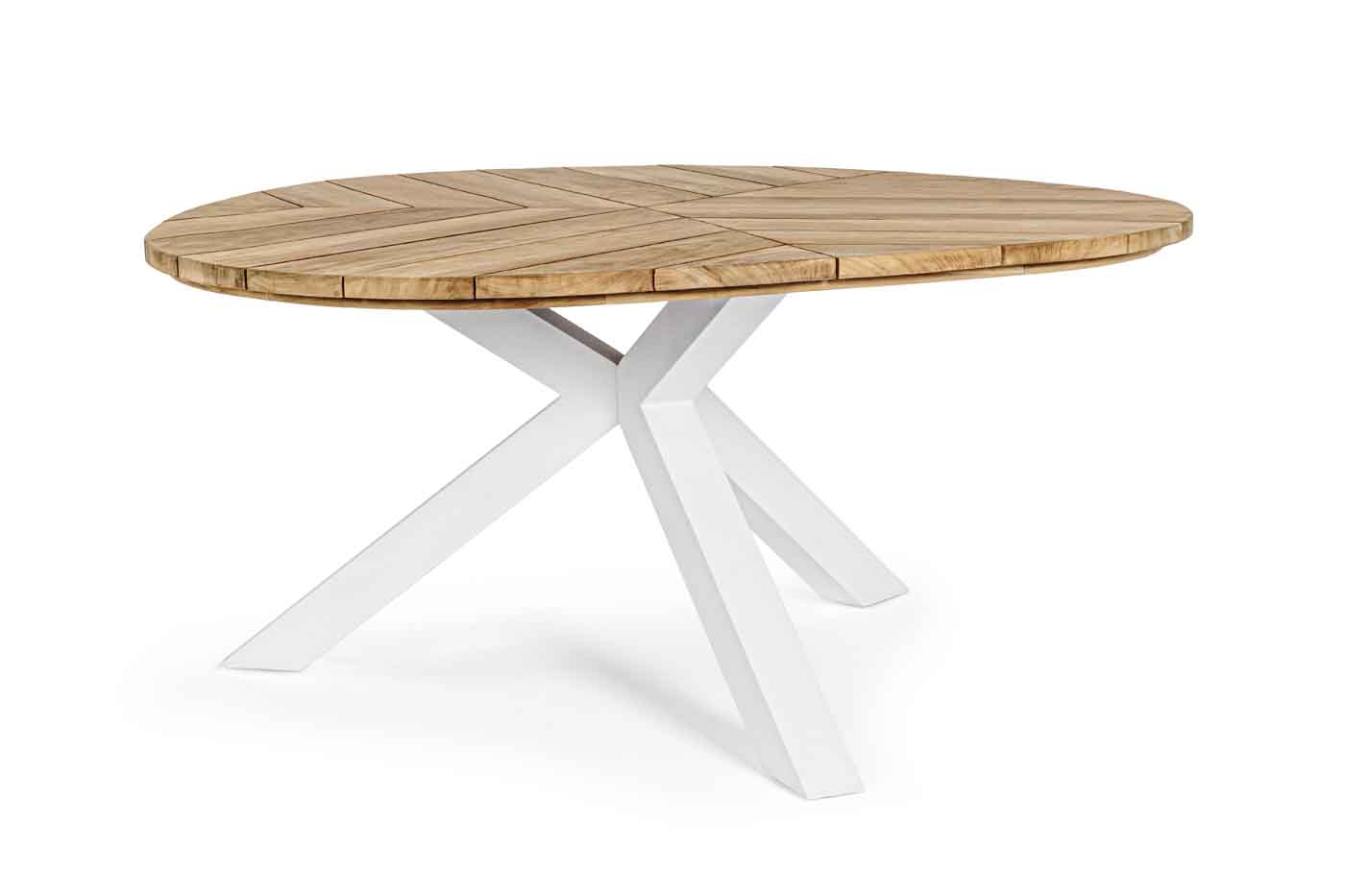 Gartentisch Palmdale, 160 cm, Weiß Gartentisch Palmdale, 160 cm, Weiß