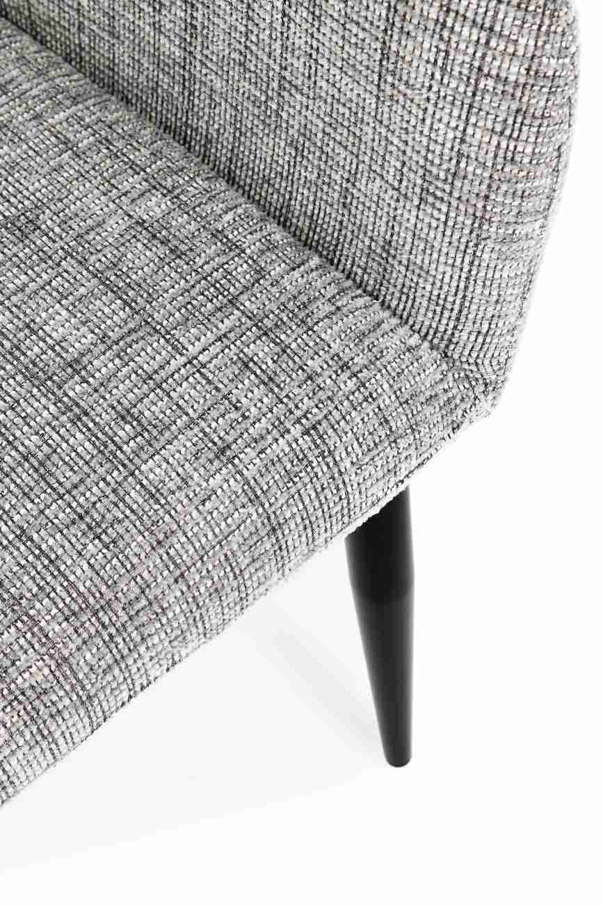 Esszimmerstuhl Kati mit Armlehne, Grau