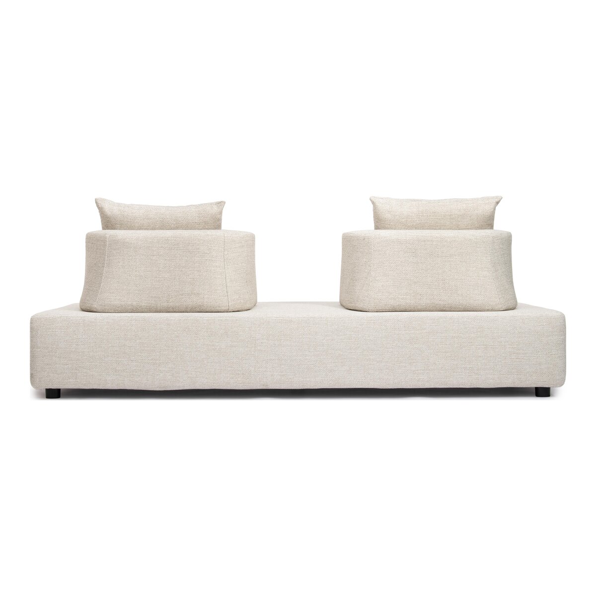 2-Sitzer Gartensofa Piper - Aluminium & Olefin-Stoff, inkl. Kissen, Beige