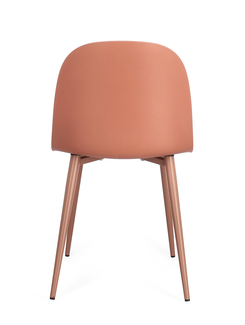 Esszimmerstuhl Ella 4er-Set aus Kunststoff, Rot