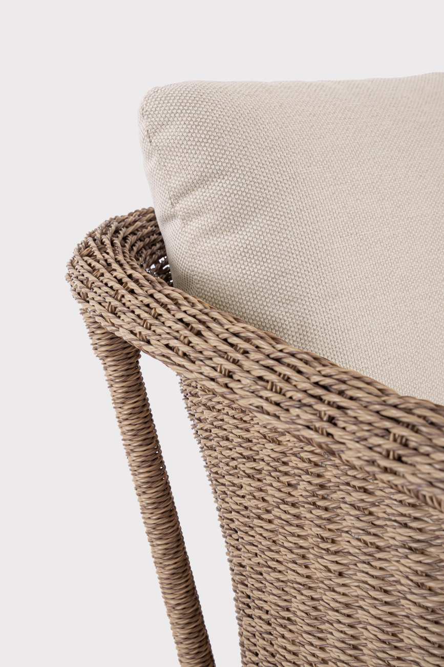 Garten-Set Oceana 4er Gruppe, Weiß