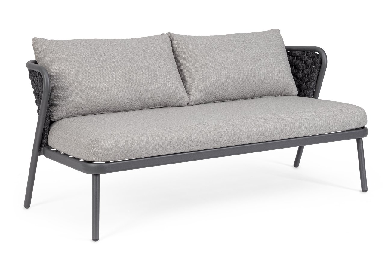 Gartensofa Harlow aus Aluminium, Anthrazit Gartensofa Harlow aus Aluminium, Anthrazit