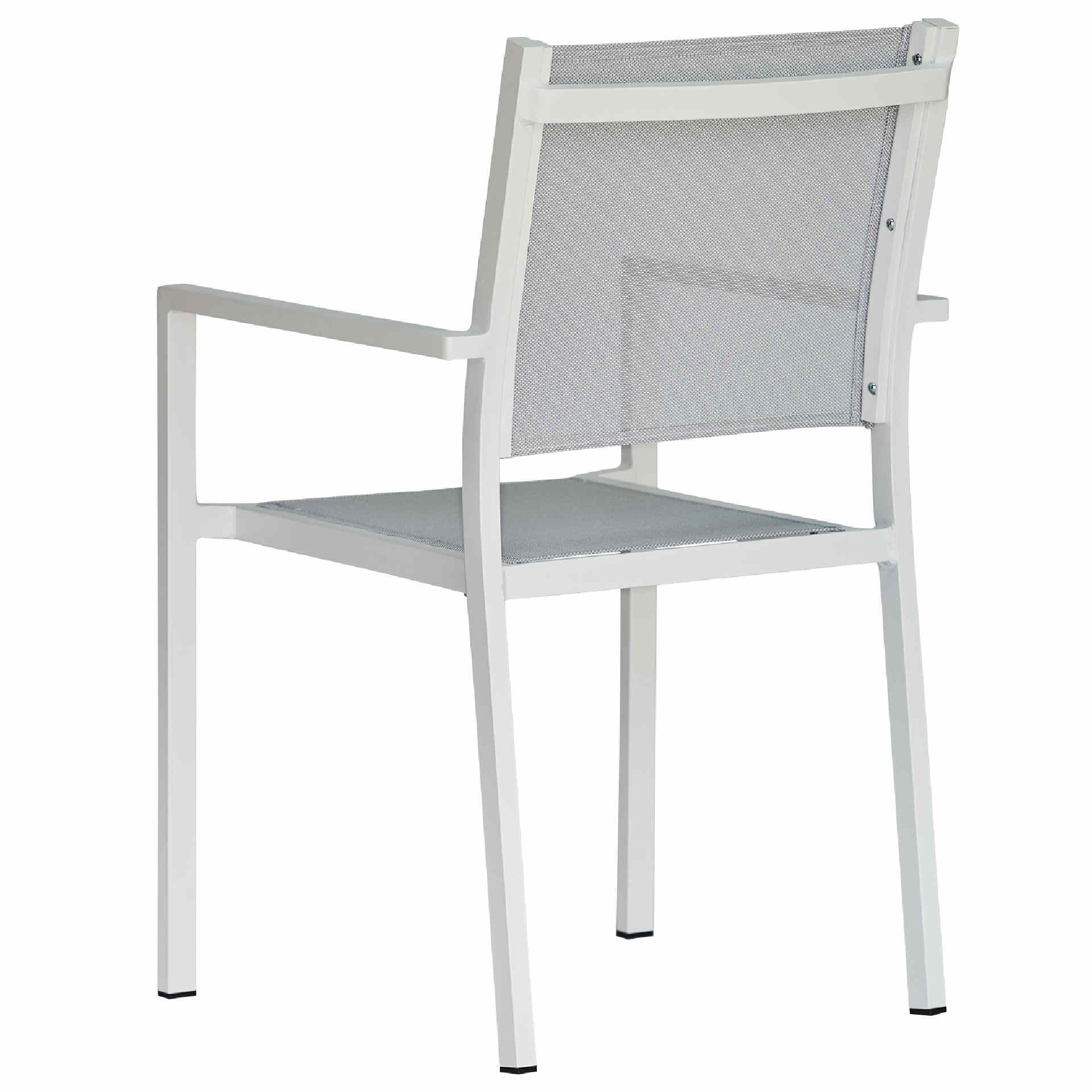 JanKurtz Gartenstuhl Gartensessel Aria Armlehne Textilene Aluminium stapelbar