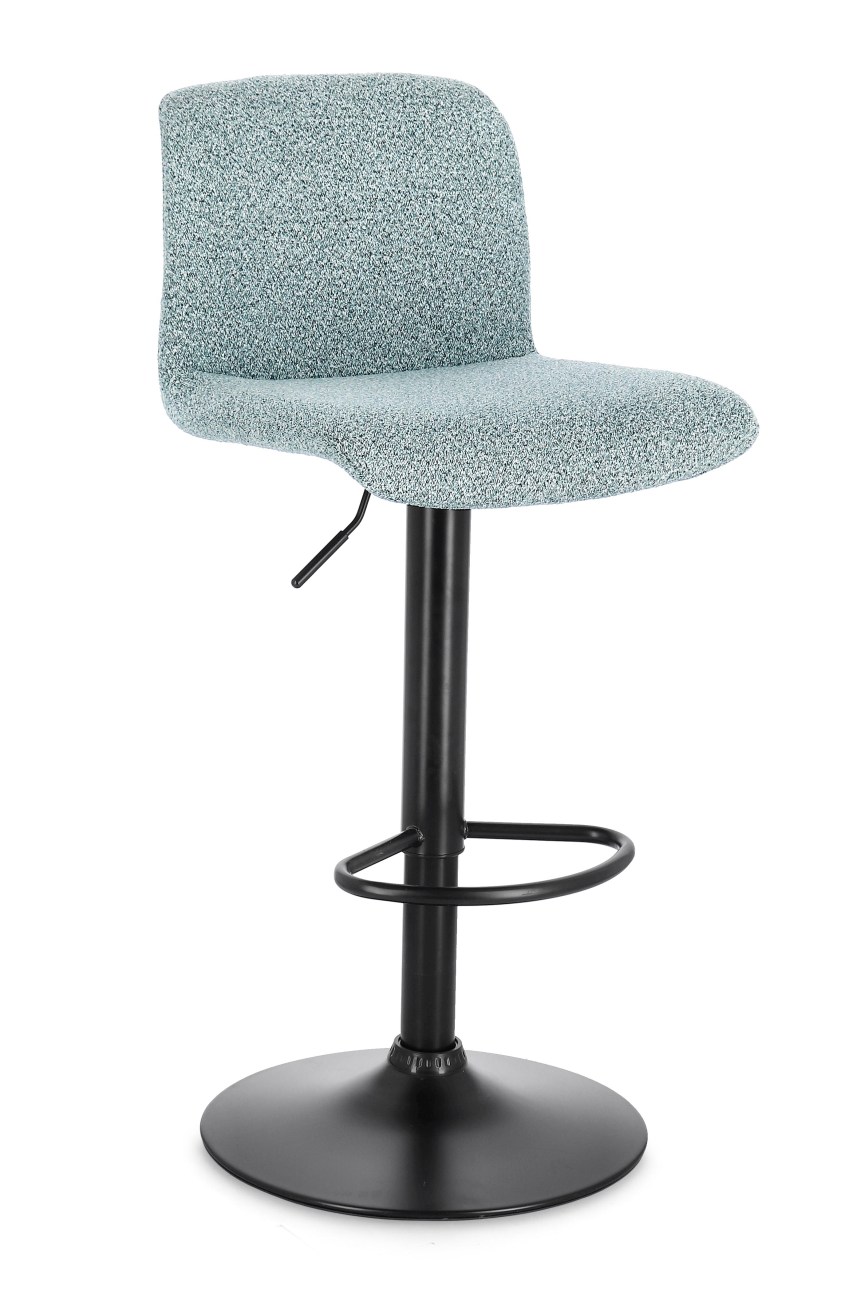 Barhocker Rafael 2er-Set, Schwarz / Aquamarin Barhocker Rafael 2er-Set, Schwarz / Aquamarin