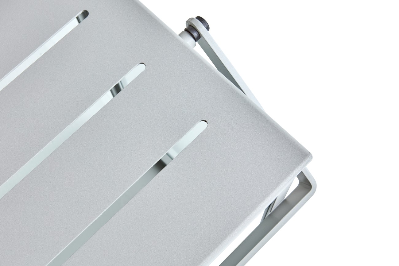 Windlicht Belfort aus Aluminium Big, Hellgrau