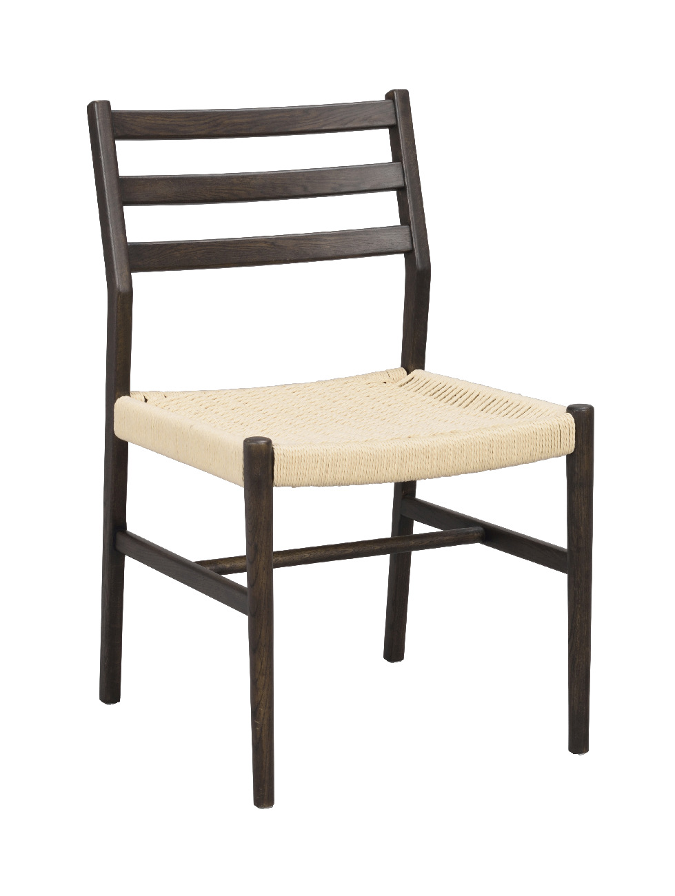 Stuhl Harlan 2er Set, Eiche Braun / Hellbeige