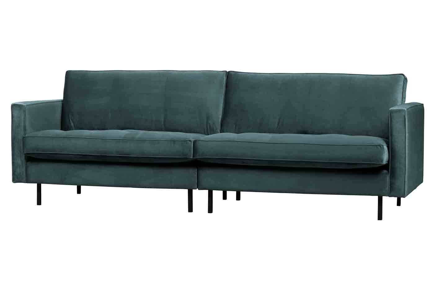 Sofa Rodeo Classic 3 Sitzer Samt, Teal Sofa Rodeo Classic 3 Sitzer Samt, Teal